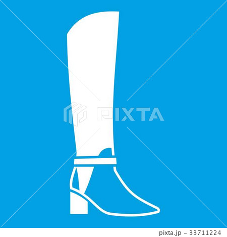 Women high boots icon white 33711224
