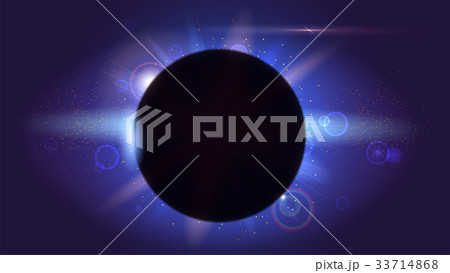 Solar eclipse, astronomical phenomenon - full sun 33714868