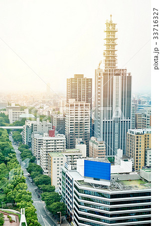 view of Nagoya TV Tower, landmark of Nagoya 33716327