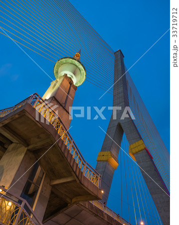 The Rama VIII Cable Bridge 33719712