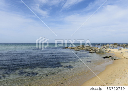 江原道 海 ウェオンチビーチ 33720759