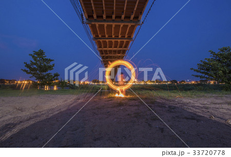Burning steel wool Burning steel wool 33720778