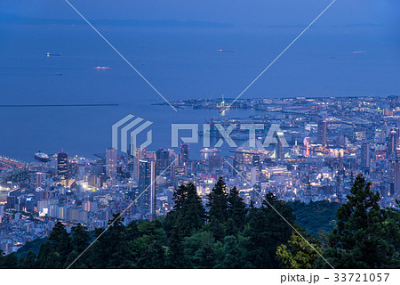 神戸　摩耶山からの夜景　展望台　掬星台 33721057