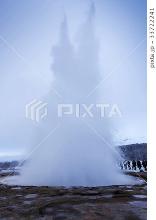 ガイザー 水柱 水流 33722241