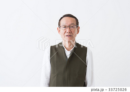 シニア男性　ポートレート 33725026