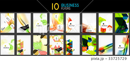 Collection of business annual report covers and 33725729