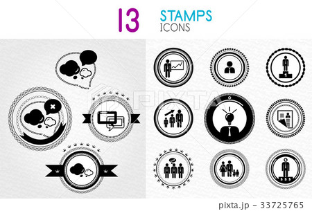 Collection of black and white stamps - quality and Collection of black and white stamps - quality and 33725765