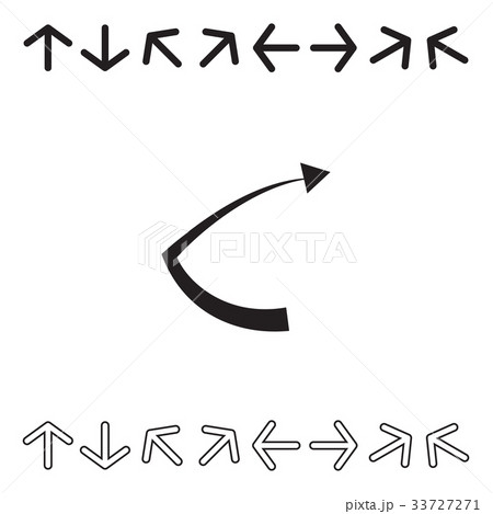 Arrow icon set collection 33727271