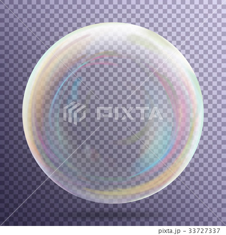 Transparent Soap Bubble Vector 33727337