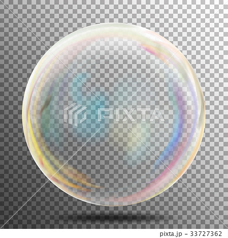 Transparent Soap Bubble Vector 33727362