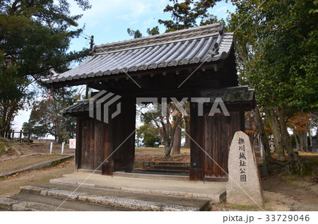 撫川城　現存表門 33729046