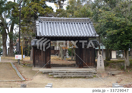 撫川城　現存表門 33729047
