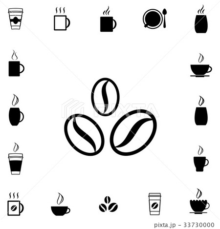 Coffee Bean Vector Icon Iisolated 33730000