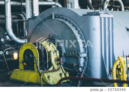 steam turbine at power plant 33730340