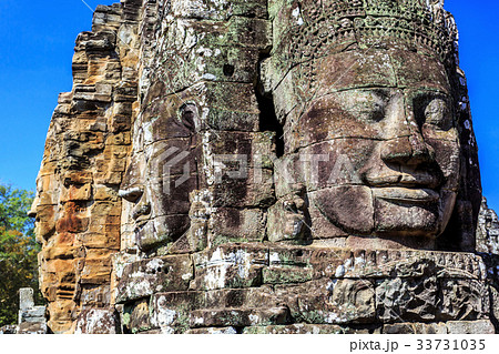 Ancient Bayon temple in Angkor Thom, Siem Reap 33731035