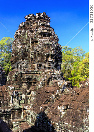 Ancient Bayon temple in Angkor Thom, Siem Reap 33731050