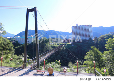 日光市　鬼怒川温泉　鬼怒楯岩大吊橋 33732899
