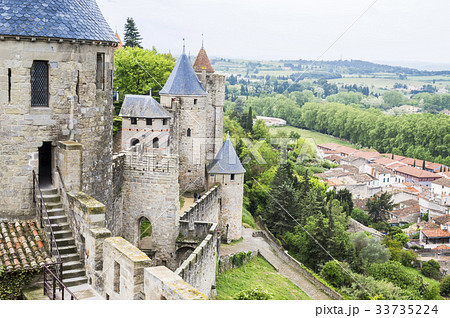 歴史的城塞都市カルカソンヌと城下町 33735224