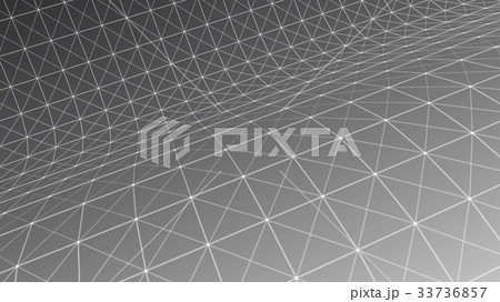 Wireframe polygonal landscape 33736857