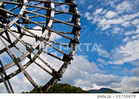 水車と青空3 33736879