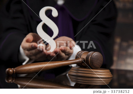 Court gavel,Law theme, mallet of justice,Paragraph 33738252