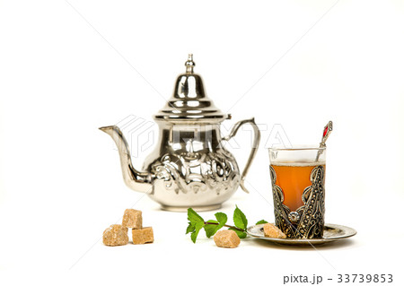 True Moroccan mint tea in the original cup 33739853
