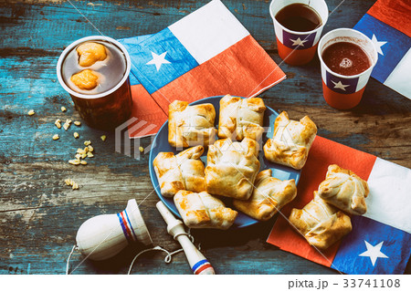 Chilean independence day concept. fiestas patrias Chilean independence day concept. fiestas patrias 33741108