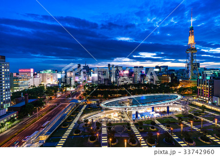 《愛知県》名古屋・都市風景《夜景》 《愛知県》名古屋・都市風景《夜景》 33742960