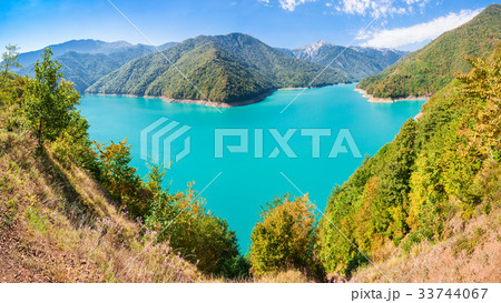 Inguri reservoir, Georgia 33744067