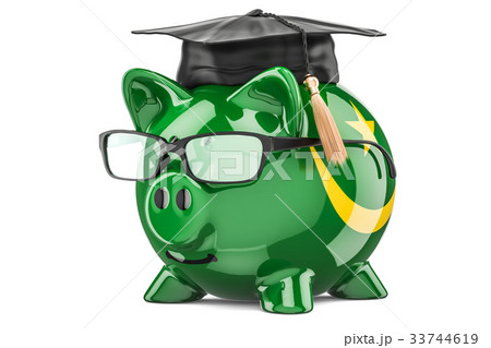 Savings for education in Mauritania concept Savings for education in Mauritania concept 33744619