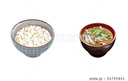 ジャコご飯とキノコ汁 33745841