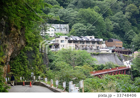 黒部峡谷鉄道の終点・欅平駅 黒部峡谷鉄道の終点・欅平駅 33748406