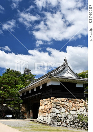 夏の高知城 追手門 詰門 天守 本丸御殿 黒鉄門 夏の高知城 追手門 詰門 天守 本丸御殿 黒鉄門 33749207