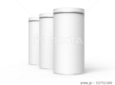 Tall metal tin mockup 33752160