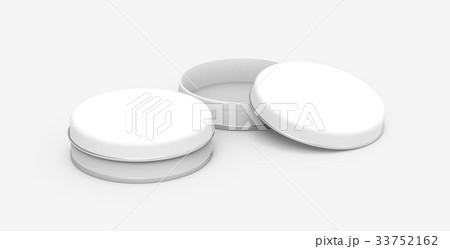 Short metal tin mockup Short metal tin mockup 33752162