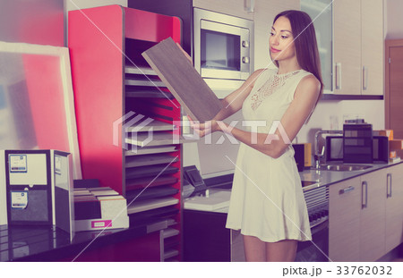 Female looking material for facades for kitchen 33762032
