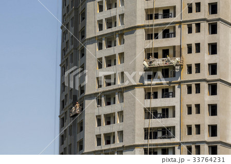 建設現場 ビル 山東省 33764231