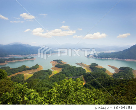 忠清北道 忠州市 忠州湖 33764293