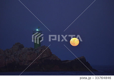 灯台 満月 釜山 33764846