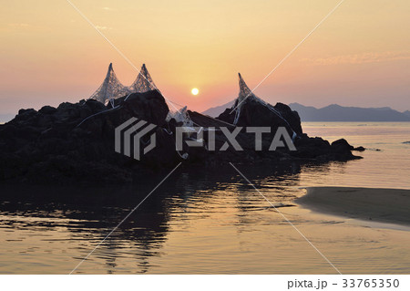 多大浦 日の出 太陽 33765350