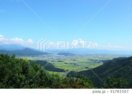 賤ケ岳山頂から見た木之本の街並み 33765507