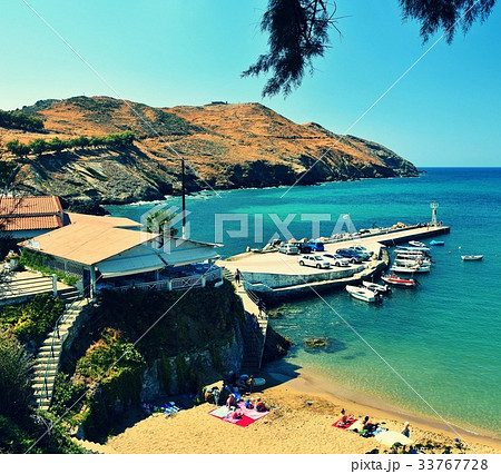 Greek village of Panormos on the island of Crete. Greek village of Panormos on the island of Crete. 33767728