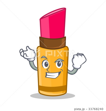 Successful lipstick character cartoon style 33768240