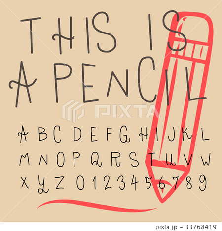 hand drawn doodle font set hand drawn doodle font set 33768419