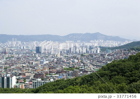 高層ビル ソウル 景色 33771456