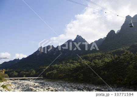 江原道 橋 雪岳山 33771594