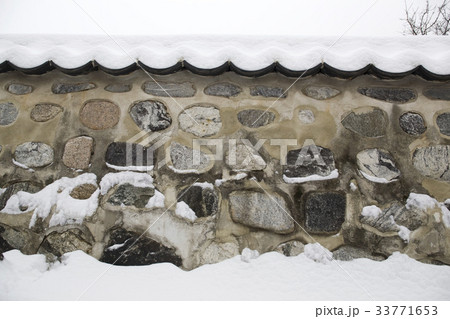 冬 南山コル韓屋村 フェンス 33771653