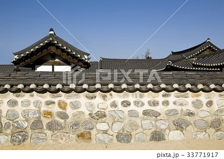 瓦屋 南山コル韓屋村 フェンス 33771917