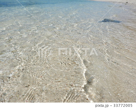 沖縄　ケラマ諸島　ギシップ島　無人島　ビーチ　自然　沖縄の砂浜　南の島　南国　日本　夏　海　ビーチ 33772005