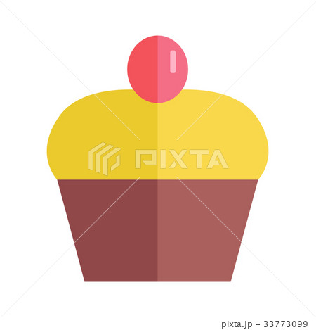 Pretty Cake Vector Illustration. 33773099